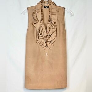 Women's Vintage Upcycled Ruffle Blouse